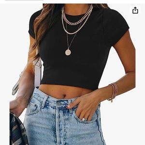 NWT Black Tee